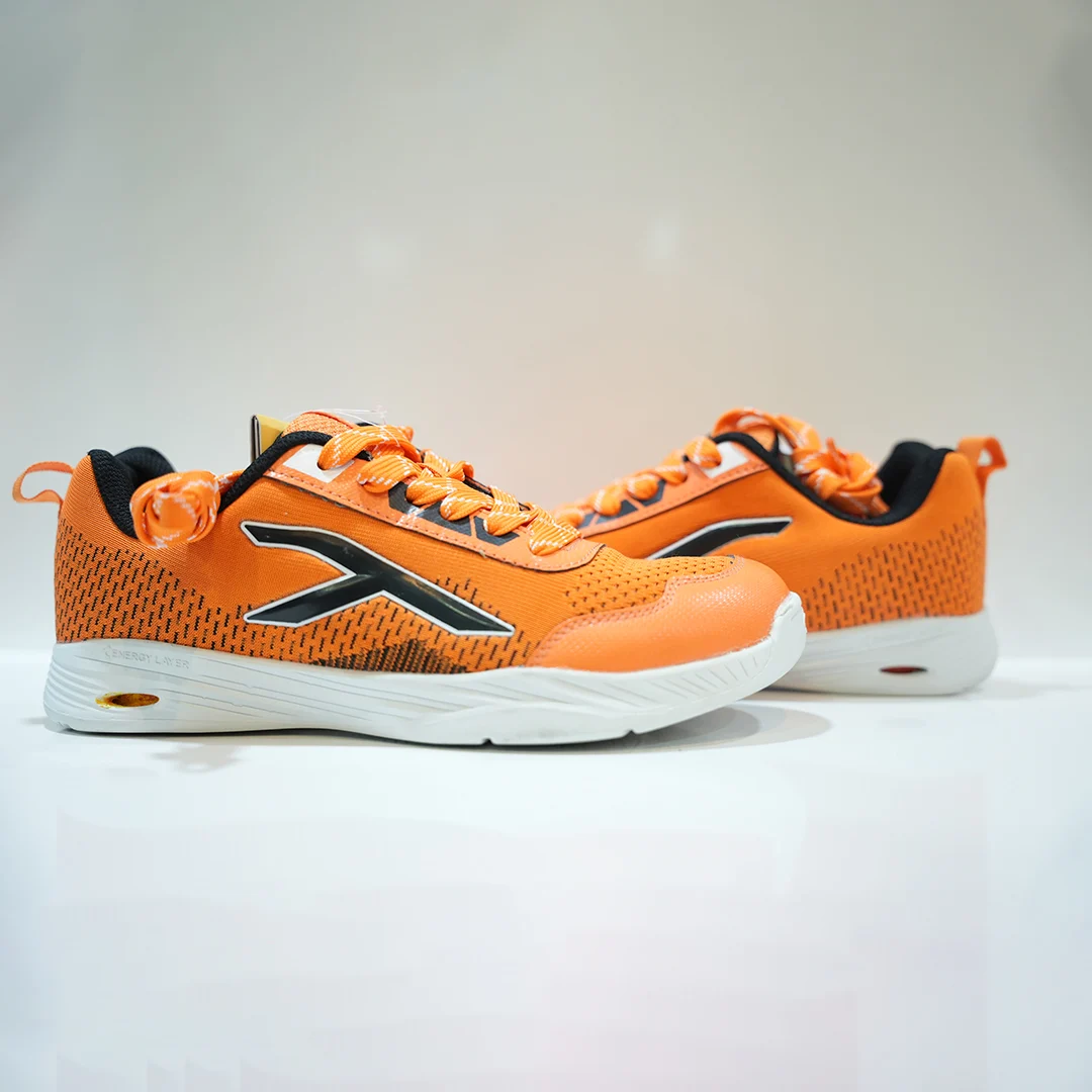 Hundred Court Flyer Badminton Shoe non marking-Orange