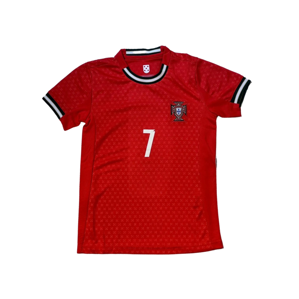 Portugal youth Football jersey with shorts 1 Portugal youth Football jersey with shorts