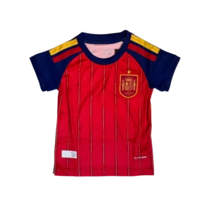 Spain Football Jersey with Shorts for Kids