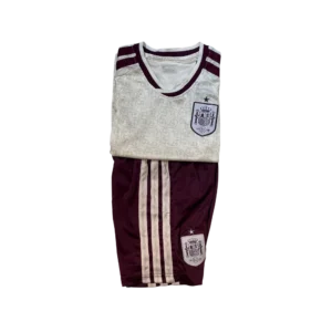 Spain Youth Away Football Jersey with Shorts